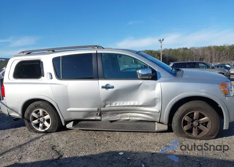 2010 Nissan Armada Se from USA, damaged, VIN 5N1BA0ND1AN619451